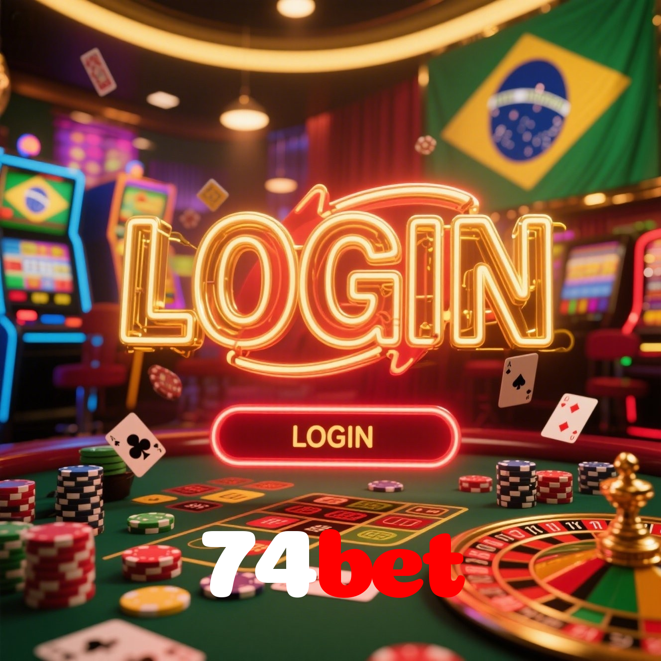 Problemas de Login no 74bet
