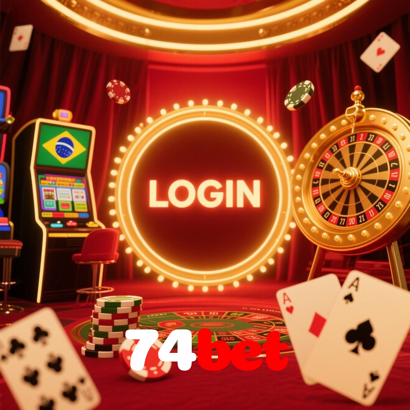 Problemas de Login no 74bet